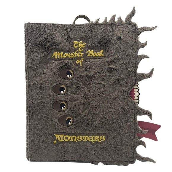Harry Potter Book Of Monsters Double Shoulder Strap Book Shaped Bag XD - Picture 1 of 10
